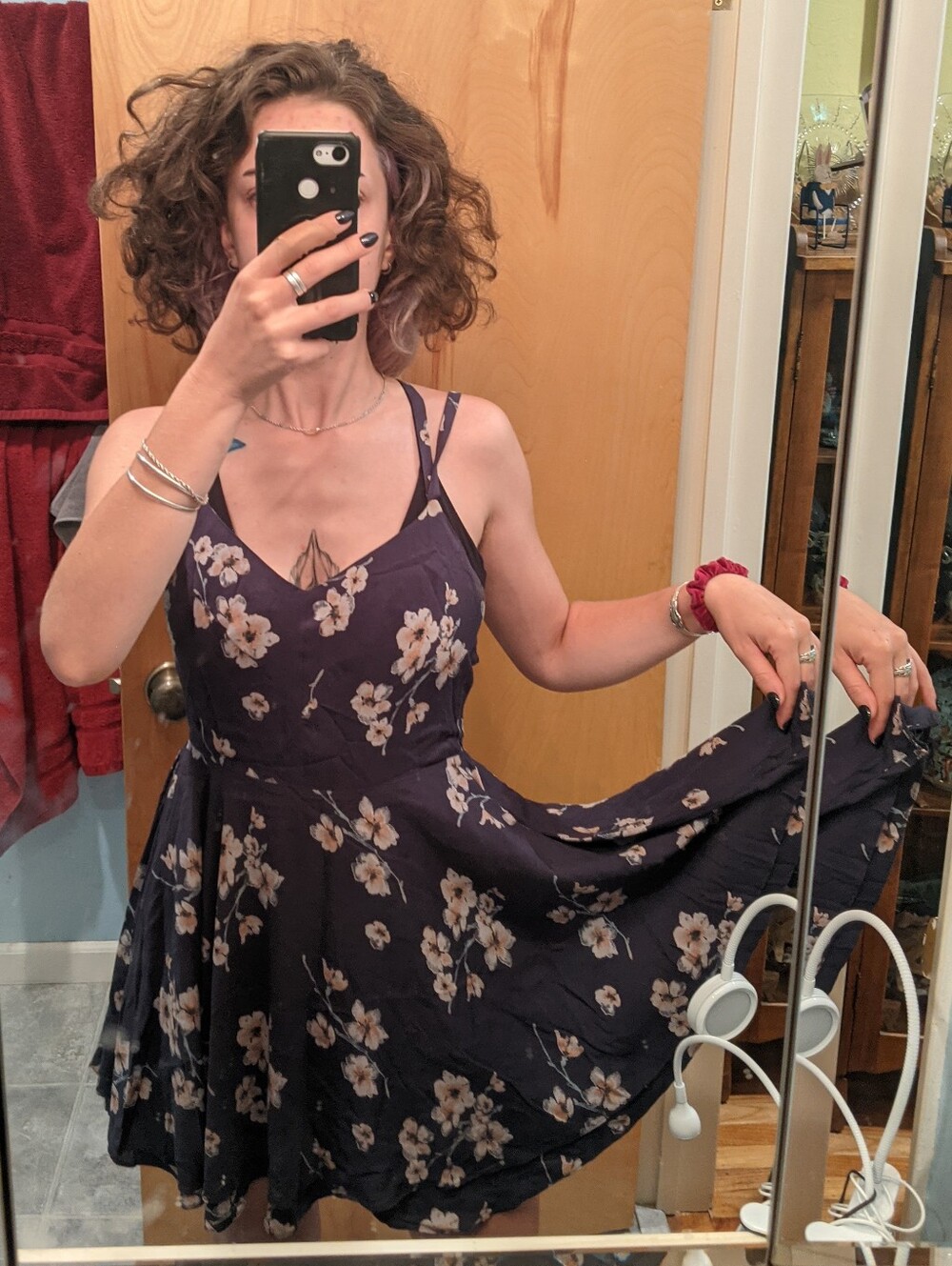 Cherry Blossom Flare Dress